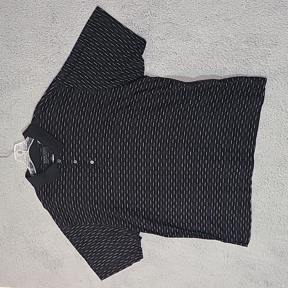 Perry Ellis Portfolio Golf PoloMen's XXLarge Short Sleeve Design Shirt SKU 029
